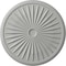 Ekena Millwork Leandros Ceiling Medallion (Fits Canopies up to 5"), 33 1/8"OD x 3 1/2"ID x 1 3/8"P, Frost CM33LEFRF - alternate 1